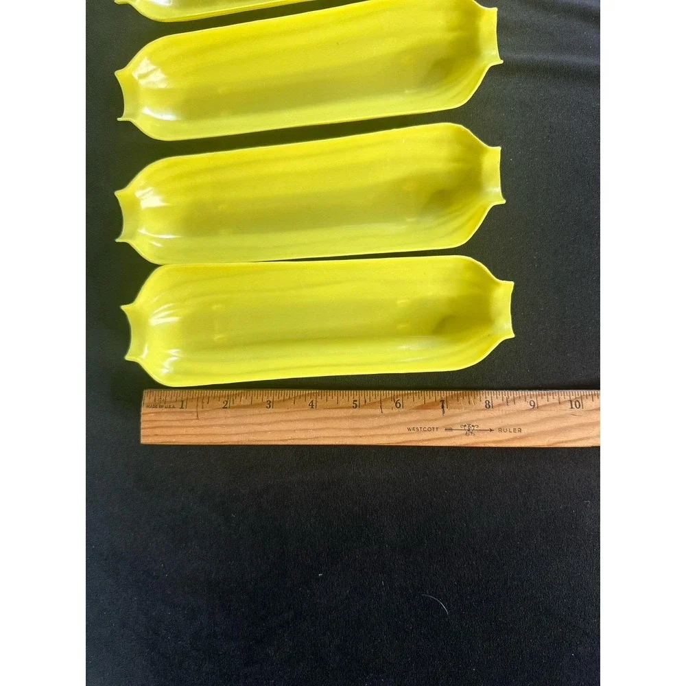 VTG Corn On The Cob Holders yellow Mid Mod